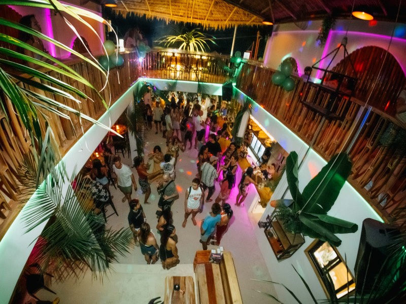 The Wave Siquijor — behind the bar