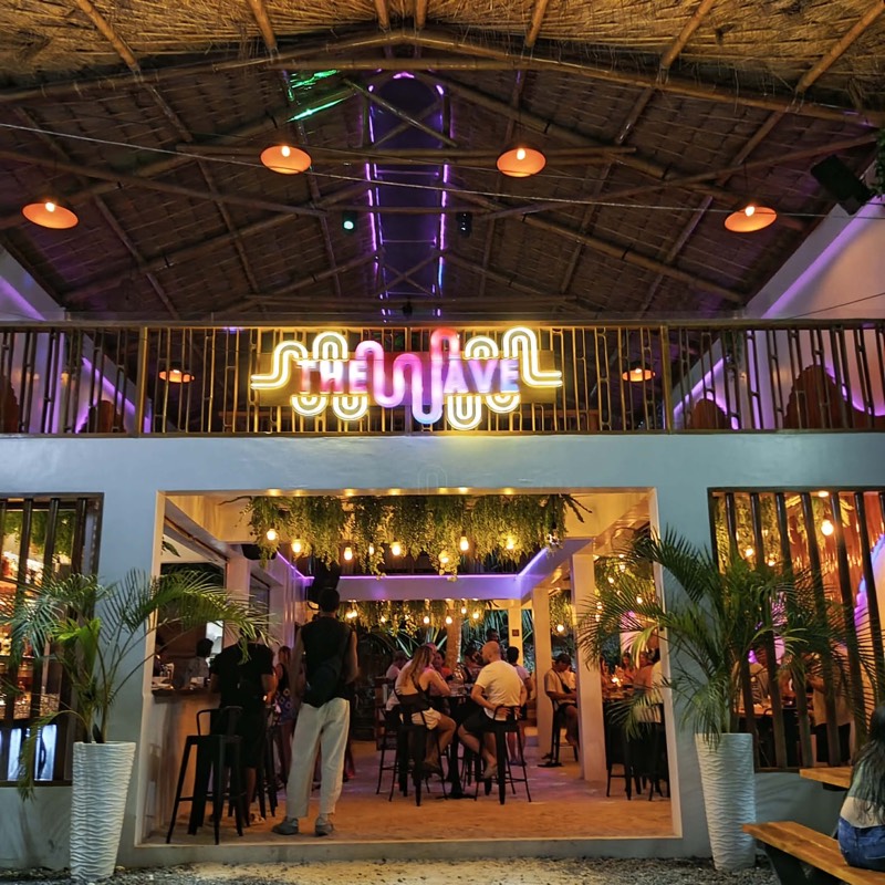The Wave Siquijor — guests and drinks